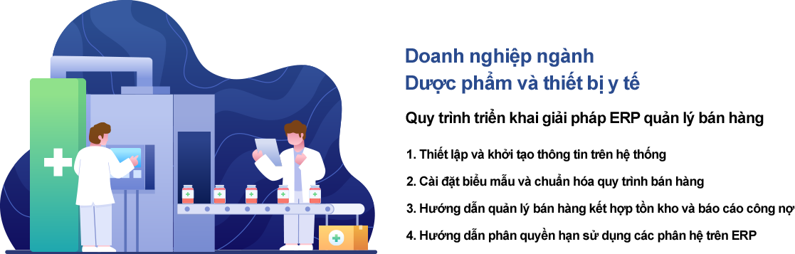 Triển khai ERP thành công cho doanh nghiệp ngành dược phẩm Quy trình triển khai giải pháp ERP quản lý bán hàng ECOUNT